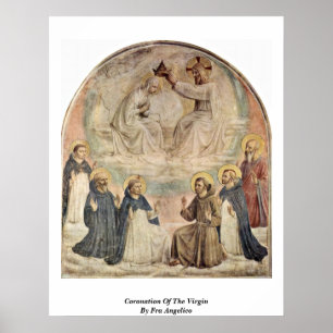 Poster Coronation De La Vierge Par Fra Angelico