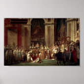 Poster Coronation de Napoléon par Jacques-Louis David (Devant)