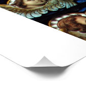 Poster Coronation de Virgin Mary Stained Glass (Coin)