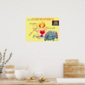 Poster Coronavirus (Cuisine)