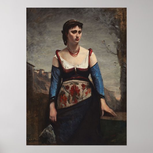 Poster Corot - Agostina (Devant)