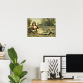 Poster Corot - Algérien (Bureau à domicile)