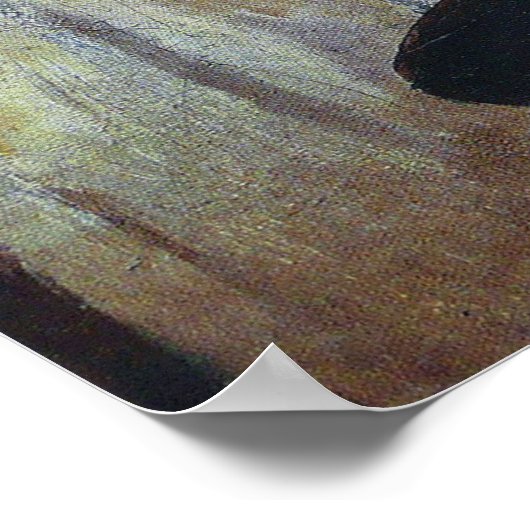 Poster Corot - Autoportrait (Coin)