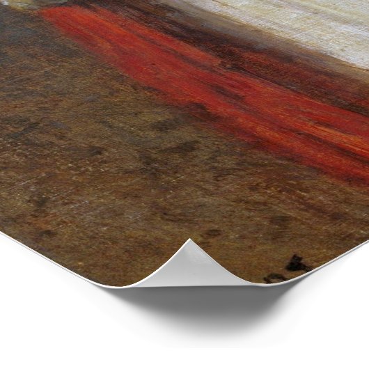 Poster Corot - Gitane avec mandoline (Coin)