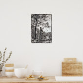 Poster Corot - Jeune Fille et la Mort (Cuisine)