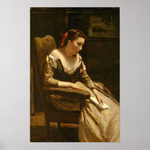 Poster Corot - La lettre