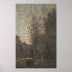 Poster Corot - La petite dormeuse