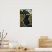 Poster Corot - La Petite Fille Curieuse (Cuisine)