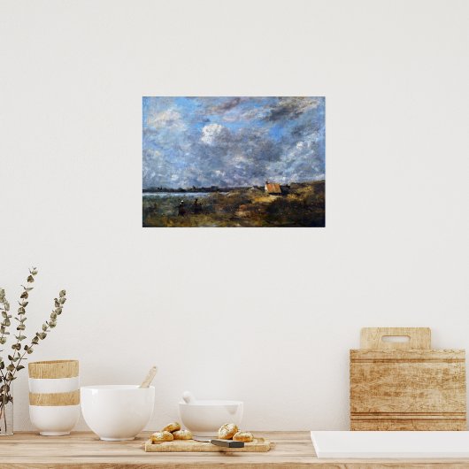 Poster Corot - La rafale du vent (Cuisine)