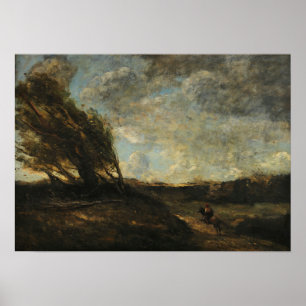 Poster Corot - La Tempête 1865