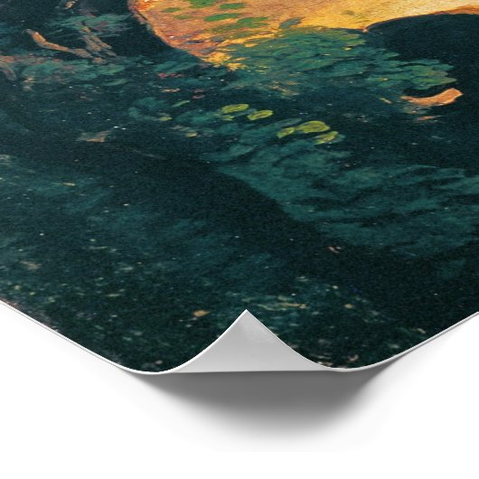 Poster Corot - Lac Nemisee (Coin)