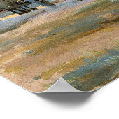 Poster Corot - L'agriculteur de Pithiviers (Coin)