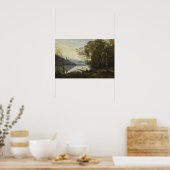 Poster Corot - Le Batelier Amarré (Cuisine)