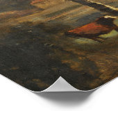 Poster Corot - Le lac de Ville-d'Avray (Coin)