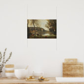 Poster Corot - Le lac Ville-D'Avray (Cuisine)