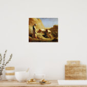 Poster Corot - Les Haymakers 1850 (Cuisine)