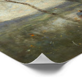 Poster Corot - L'étang 1868 (Coin)