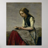 Poster Corot - Liseuse (Devant)