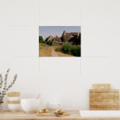 Poster Corot - Maisons Près D'Orléans (Cuisine)