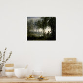 Poster Corot - Orphée menant Eurydice des Enfers (Cuisine)