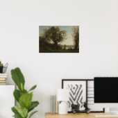 Poster Corot - Orphée pleurant Eurydice (Bureau à domicile)