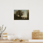 Poster Corot - Orphée pleurant Eurydice (Cuisine)