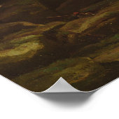 Poster Corot - Paysage Avec Lac Et Bateau (Coin)