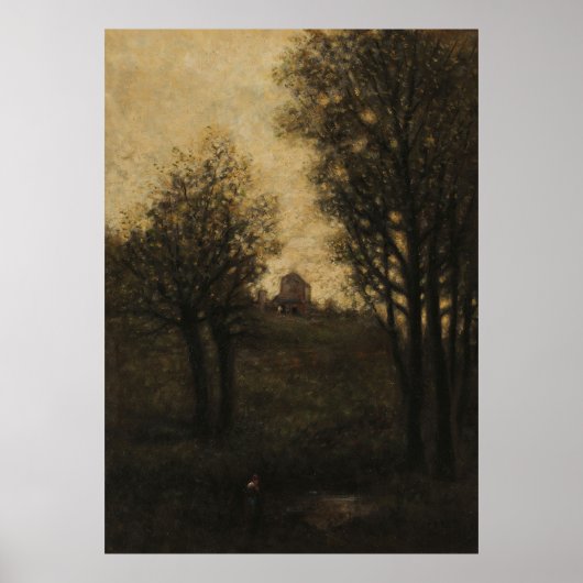 Poster Corot - Paysage français (Devant)