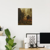 Poster Corot - Scène de ferme (Bureau à domicile)
