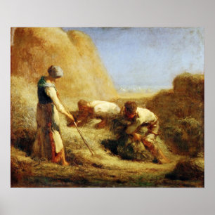 Poster Corot - The Haymakers 1850
