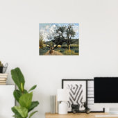 Poster Corot - Traverser Les Champs (Bureau à domicile)