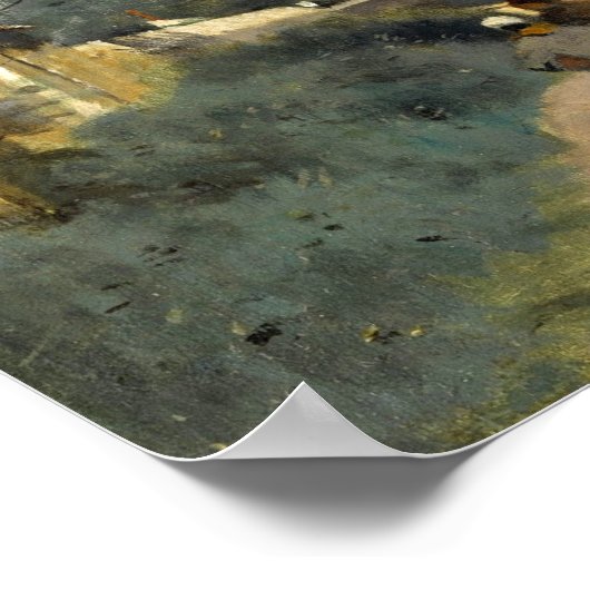 Poster Corot - Traverser Les Champs (Coin)