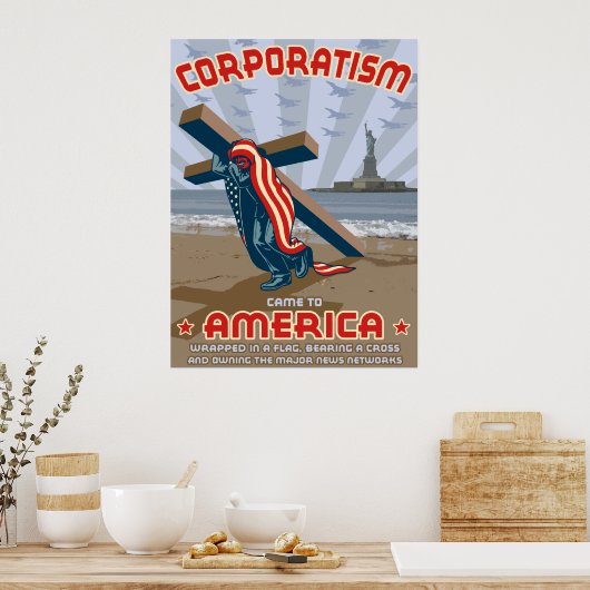 Poster Corporatisme (Cuisine)