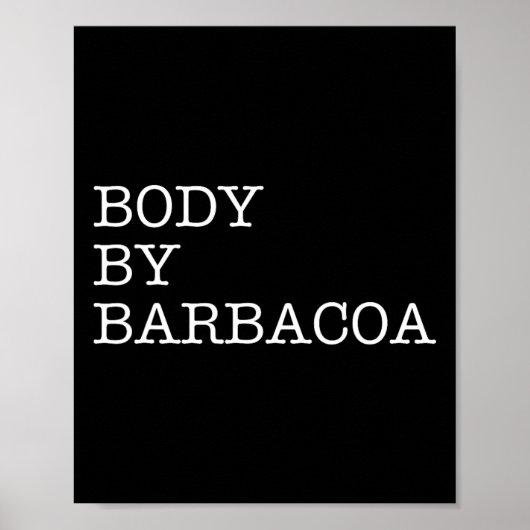 Poster Corps De Byrbycoa - Boeuf Bbq Drôle Nourriture Mex (Devant)
