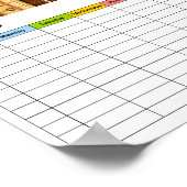 Poster Corps de guitare / Horaire (Coin)