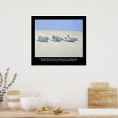 Poster Corps de levage sur Rogers Dry Lakebed (Cuisine)