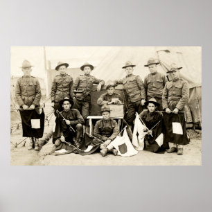Poster Corps de signal de WWI USA