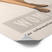 Poster Corps des femmes 2ème guerre mondiale (Coin)