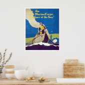 Poster Corps des Marines - Soldats de la Mer ! (Cuisine)