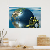 Poster corps d'or (Cuisine)