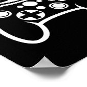 Poster Corps du jeu vidéo par contrôleur Exercice Humour  (Coin)