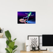 Poster Corps lumineux (Bureau à domicile)