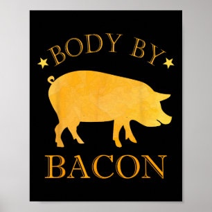 Poster Corps par Bycon Bbq Grilling Ham Loving Homme's Fu