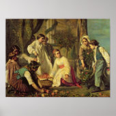 Poster Corpus Christi, 1855 (Devant)