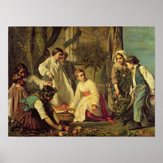 Poster Corpus Christi, 1855 (Devant)