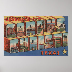 Poster Corpus Christi, le Texas - grandes scènes de