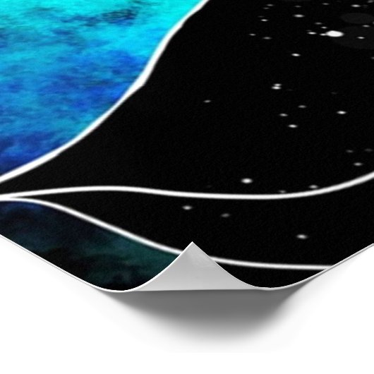 Poster Corra cosmique (Coin)