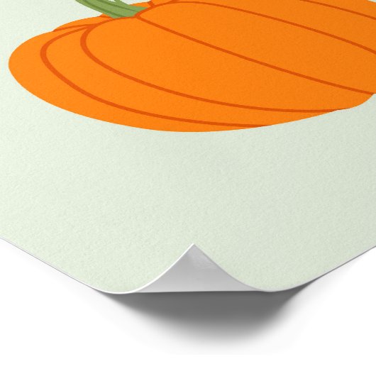 Poster Correctif citrouille (Coin)