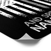 Poster Correction de problème Police Mince Silver Line (Coin)