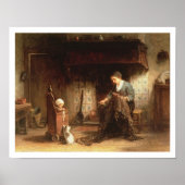 Poster Correction des filets (huile sur panneau) (Devant)